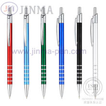A presente promoção quente bola de plástico caneta Jm-1027